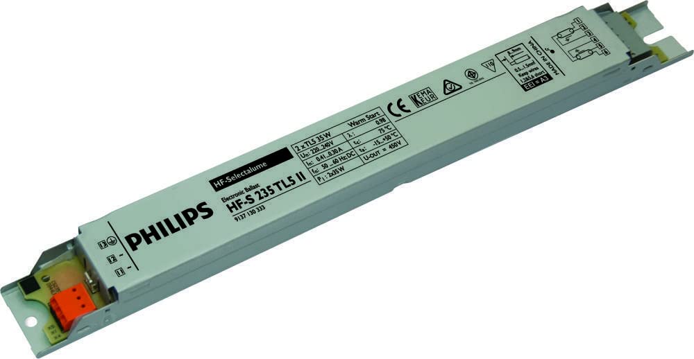 Philips 90562500 HF-S 254 TL5 II Selectalume II per TL-5, 220-240 V, 50/60 Hz