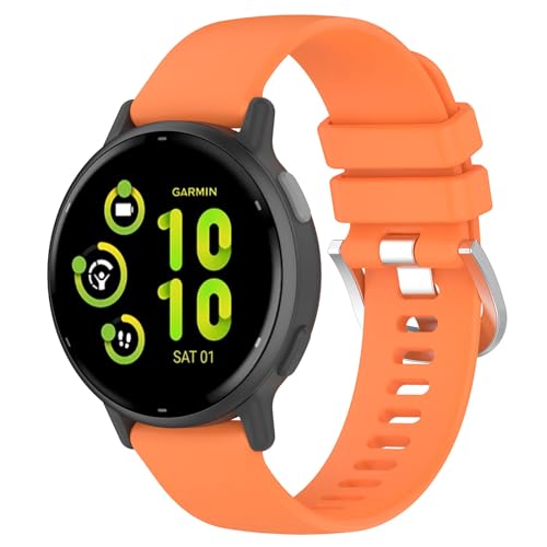Correa deportiva de silicona para Garmin Vivoactive 6 20mm miniatura 1