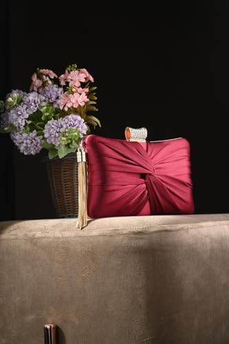 TOOBA Women's Handcrafted Beautiful Bling Box Clutch Bag - Image 2