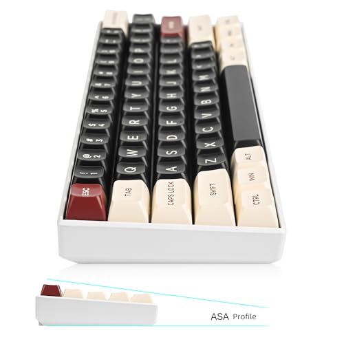 Image of Fogruaden PBT Keycaps Set, SA Profile Custom Keycap for Mechanical Keyboard Keycaps(SA Roman)