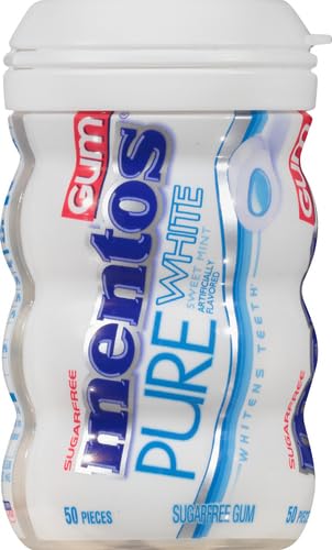 Mentos Pure White Gum, Sweet Mint - Image 15
