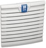 Rittal 3238200 Light Grey ABS TopTherm Fan Outlet Filter, 5-53/64' Width x 5-53/64' Height x 5/8' Depth