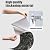 10PCS Peel and Stick Wall Panels 12x24 inch Waterproof Marble Texture Shower Wall Panels Self-Adhesive PVC Tile Sticker for Kitchen Bathroom, Black