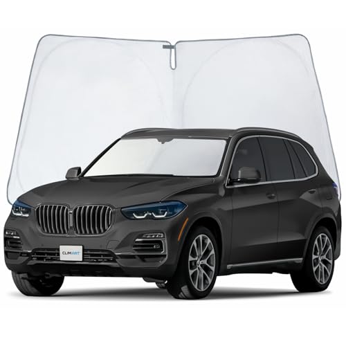 Pare-soleil pour BMW X5 couverture de pare-brise avant voiture été vacances