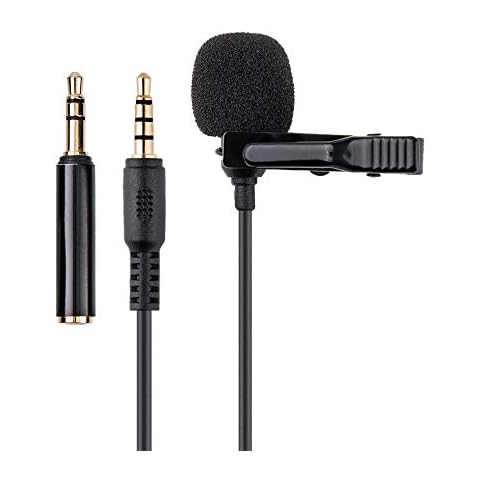 KIWIFOTOS Microphone Lavalier Omnidirectionnel Cover