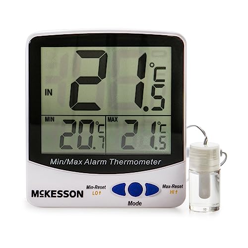 Image of McKesson Refrigerator /Freezer Thermometer with Triple Display, Large, 1 ct