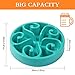 PG.KINWANG Slow Feeder Dog Bowl - Pet Fun Feeder Slow Feed Interactive Bloat Stop Dog Bowl for Large Medium and Small Dogs,Eco-Friendly Non-Toxic and Tasteless Set of 2