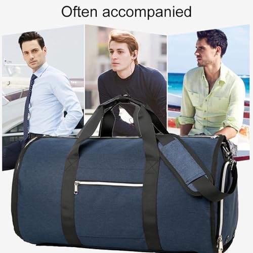 Garment Bags For Travel | Waterproof Foldable Duffel Bags | Nylon Tote Bag With Zipper For Clothing | Lightweight Bag For Business Trip4