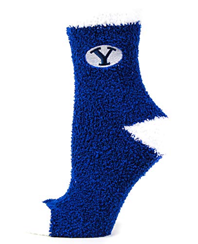 DB Fan Gear BYU Cougars Unisex 3 Piece Fuzzy Sock Bundle, Multicolor, One Size Fits Most3