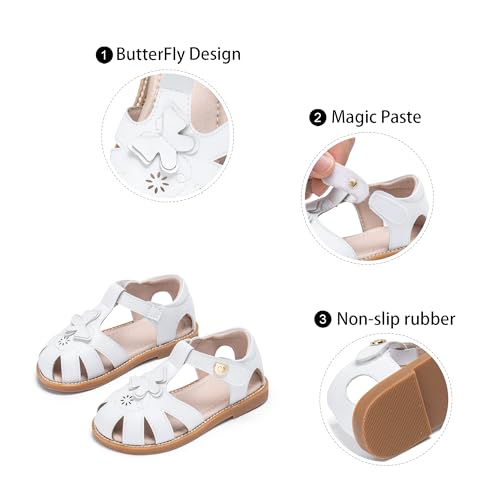 Image of GINFIVE Toddler Girls Sandals Girls Toddler Sandals Little Girls Kids Shoes