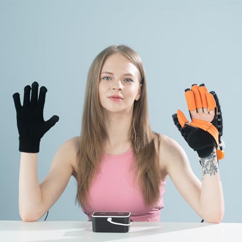 JBMBHC Rehabilitation Robot Gloves, Finger Exerciser for Stroke Recovery Hand Glove Equipment Hand Function Rehabilitation - Image 8