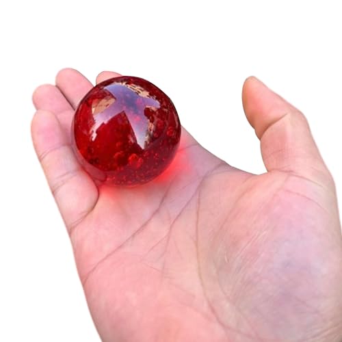 VIDECOR Bola de Cristal Feng Shui Fuente de Agua Bonsai Esfera de Vidrio Bola de Grieta de Hielo Decoración del Jardín del Hogar Adornos Esfera Agrietada Bolas Decorativas 1.57 Pulgadas,G