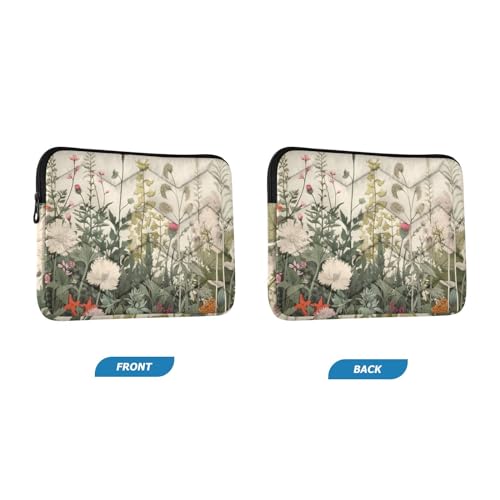 Funda para portátil de flores silvestres Herbal para laptops 13-14 pulgadas miniatura 2