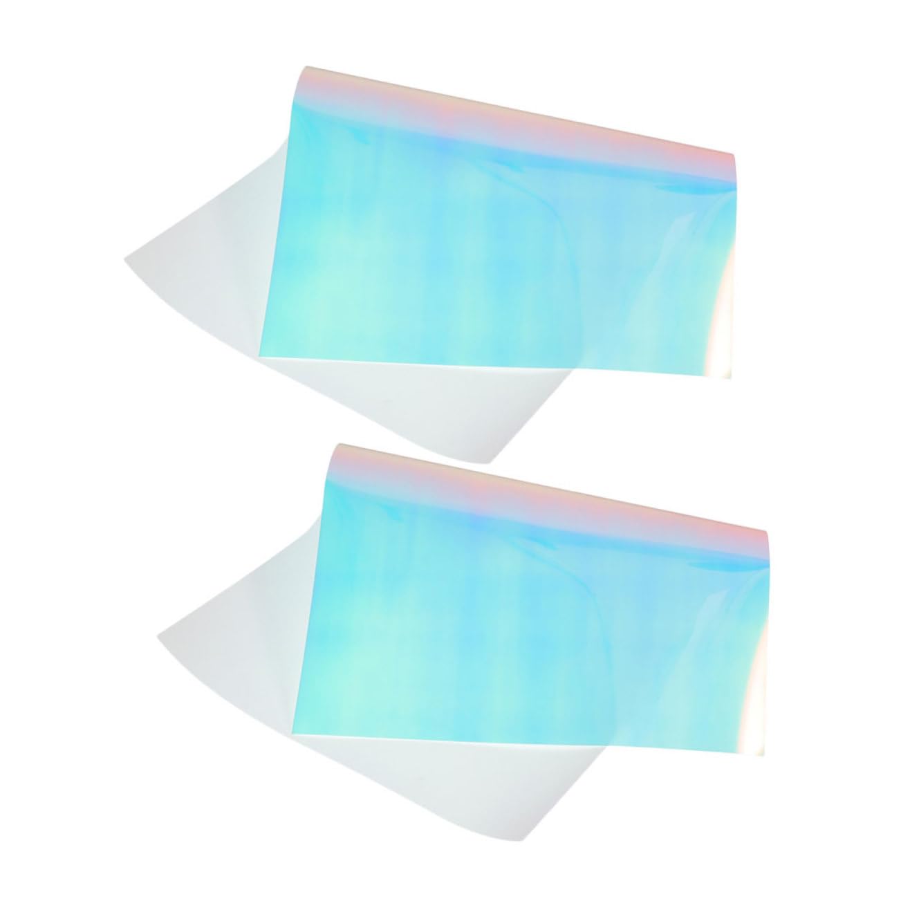 DOITOOL 2 Rolls Glow in Dark Heat Transfer Vinyl Multi Function Iron Vinyl for Fabrics Supplies for Shirt and Clothes Craft Safe and Durable Material