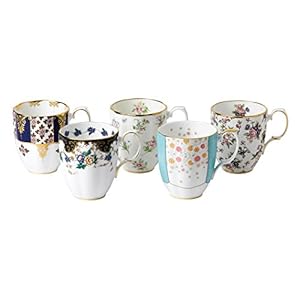 Royal Albert 100 Years 1900-1940 5-Piece Mug Set