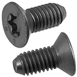 AERZETIX - C70471 - Satz mit 2 Schrauben, Bremssattel M6x1 - kompatibel mit Peugeot, Citroën, Abarth, Honda, Suzuki, Opel, Smart, Fiat - OE-Nummern 51741440, 2632610, 93600060140H