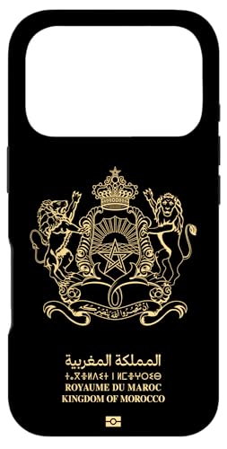 Royaume du Maroc Kingdom of Morocco Passeport marocain Coque pour iPhone 17 Pro