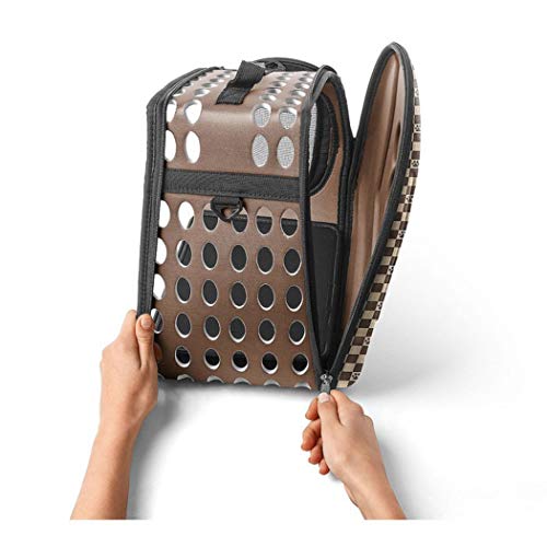 Bolsa Transporte Desmontável em Eva Sanremo para Cães, Bege e  Marrom