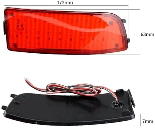 Luces traseras de coche para Mercedes Benz Sprinter reflector de parachoques 2