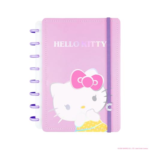 Caderno Inteligente, Pequeno, Hello Kitty, 140x200 mm, 80 Folhas decoradas Caderno Inteligente, Pequeno, Hello Kitty, 140x200 mm, 80 Folhas decoradas