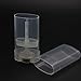 GOEGE 15 ML Clear Empty Plastic Oval Deodorant Containers Lip Balm Tubes for Lipstick, Crayon,chapstick,homemade Lip Balm,BPA Free (10 Pcs)