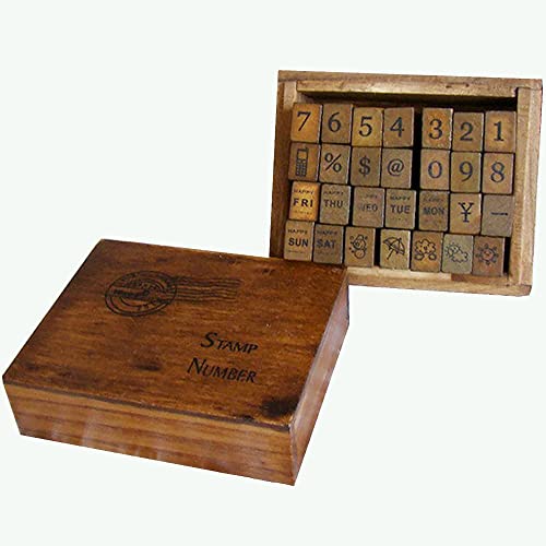 moin moin はんこ スタンプ 曜日 と 絵文字 木箱 ケース入 英字 おしゃれ ウッド 手書き風 天気 円マーク/スケジュール 手帳 アルバム デコ 手紙 カレンダー 2207stp17