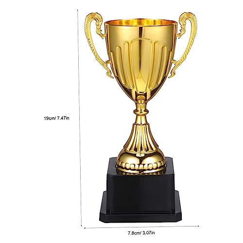 ABOOFAN Mini Troféu De Com Base Quadrada Preta 1 Pçs Presente De Futebol Troféu De Basquete Troféu D