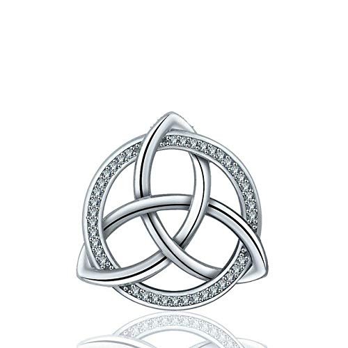 Pendentif trinité en argent Sterling 925, bijou d'exception