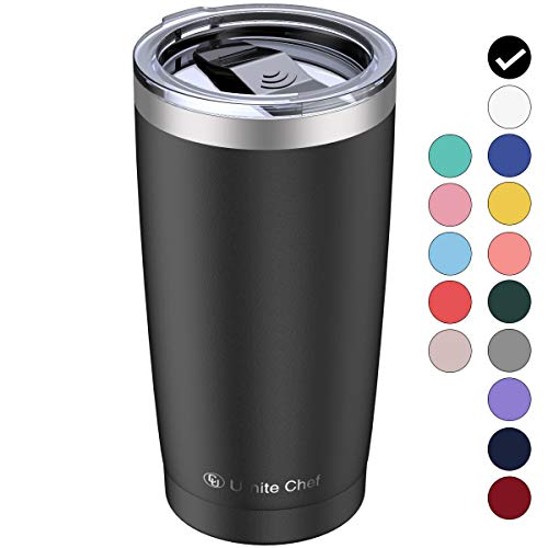 Umite Chef 20oz Tumbler with Lid, Stainless Steel Vacuum Insulated Double Wall Travel