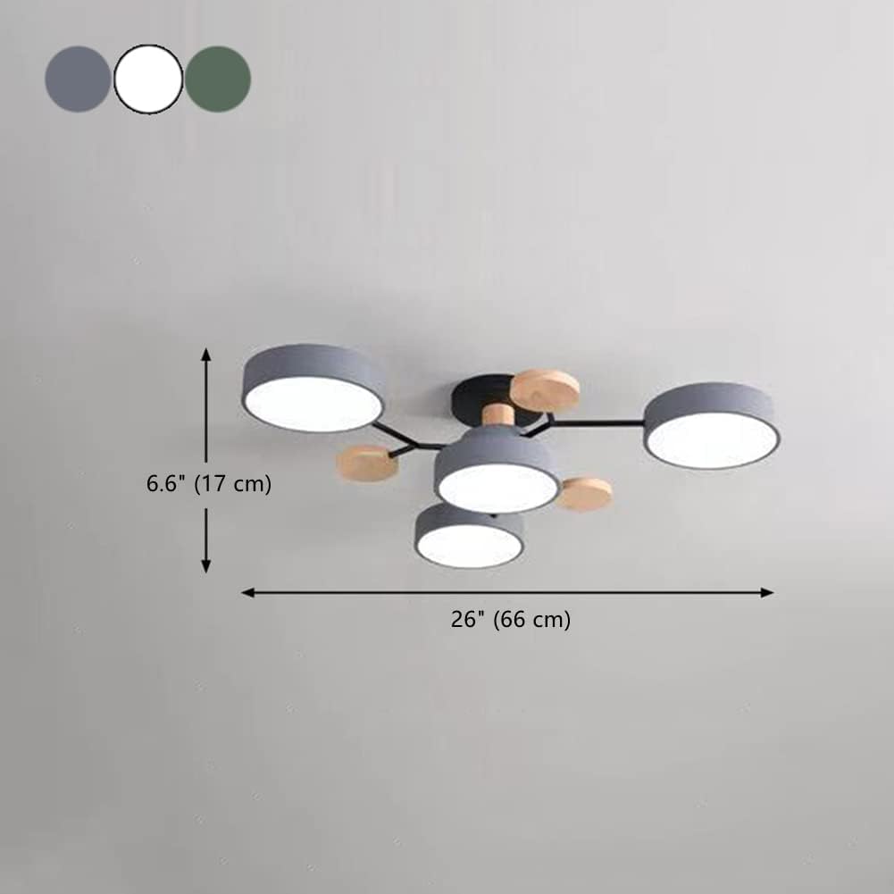 Plafonnier LED Semi-encastré Moderne, Platine, Idéal Pour Les Couloirs Restaurants Et Chambres Lumiere Chaude 17 X 16 Cm 96108824