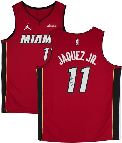Jaime Jaquez Jr. Miami Heat Autographed Jordan Brand Statement Swingman Jersey - Autographed College Jerseys