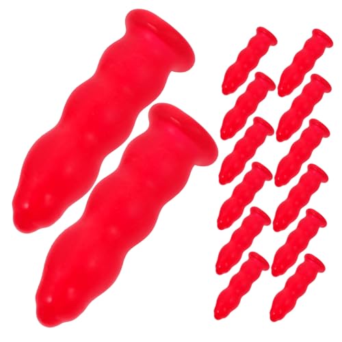 HOLIDYOYO 35個 入りシーリングキャップ 防水設計で漏れ防止 コーキングチューブ用密封カバー ノズル保護で乾燥防止 精密な接着剤塗を実現し