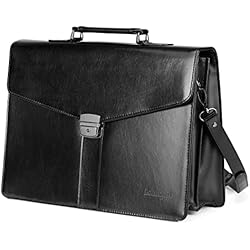 Maletin Ejecutivo Mujer Tous Tassia - Lombard - Maletín Ejecutivo de Cuero regenerado - Compartimento para portátiles de 15,4´´ - Negro