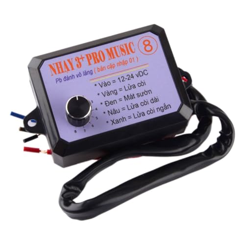 beler 12-24V 8Tones Nhay 3+Pro Music Rapid Horn Relay Controller Fit for Motorcycle Car Marine Boat