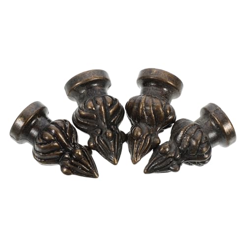Homoyoyo 4pcs Lamp Knob Set Round Lampshade for Floor Lamp Harp Finials Lamp Decoration Easy Installati