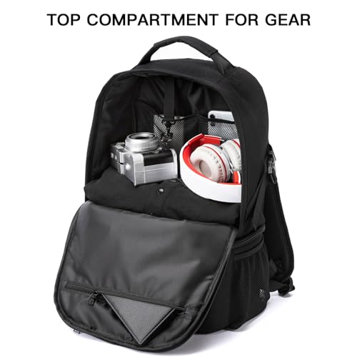 TUGUAN Insulated Cooler Backpack 38/42 Cans Double Deck Leakproof Lightweight Soft Lunch Backpack Small Cooler Bag Beach Picnic, Black by TUGUAN - Image 4