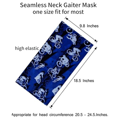 Image of Neck Gaiter Masks Tube Scarf,Seamless Bandanas Buffs Gators,Ourdoor Face Mask Face Covering Multi Headwear