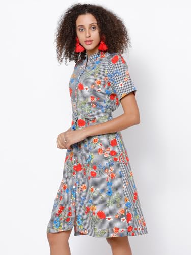 Image of Tokyo Talkies Women's Polyester TTJ6002736 Midi Dress