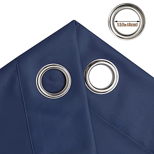 Fire Retardant Blackout Curtains for Schools, Classroom, Dorm, Retirement Home, Sunezumi Brown 42x84 Inch, 1 Panel - Image 6