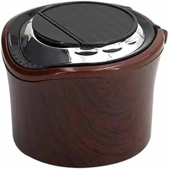 Car Ashtray Car Ashtray Car Cigarette Ashtray Solar Rechargeable Ashtray Container Portable Windproof Ashtray Cup Holder Car Self-extinguishing Ashtray