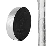 Aislamiento Para Tubos De Espuma,Banda Reflectante Para Calefacción Y Refrigeración | Aislamiento Para Tubos De Exterior,Para Puertas Ventanas Clima Frío Invierno Aire Acondicionador De Aire Verano
