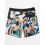 Quiksilver Mens Surfsilk Scallop 19 Boardshort Swim Trunk - Image 2
