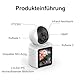 LASTCOW Kamera Indoor Schwenkbar, Videoanrufe Smart Kamera, Baby Monitor Video Überwachung,2,8 Zoll HD Display,mit IR Nachtsich