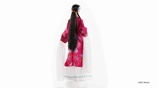 Amazon.com: Barbie Signature Lunar New Year Doll in Red Floral