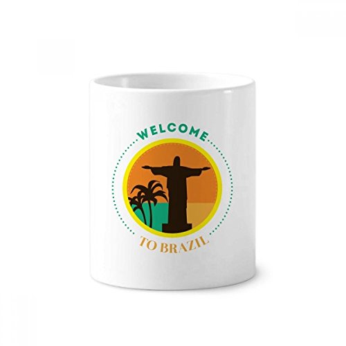 Cadeau Brésil original : tasse Mont Corcovado en céramique de 350ml pour proche