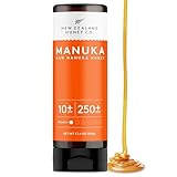 New Zealand Honey Co. Pure Manuka Honey Squeeze Bottle UMF 10+ / MGO 250+ | 17.6oz | 1.1 lb. (500g)