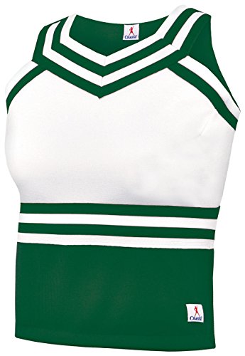 in-Stock Dbl KNT Sweet HRT Shll Top Dgr YM Dark Green