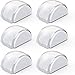 Tope de Puerta para Suelo, Yosemy Topes para Puertas Transparente Autoadhesivo Protección de Pared y Muebles, 6pcs