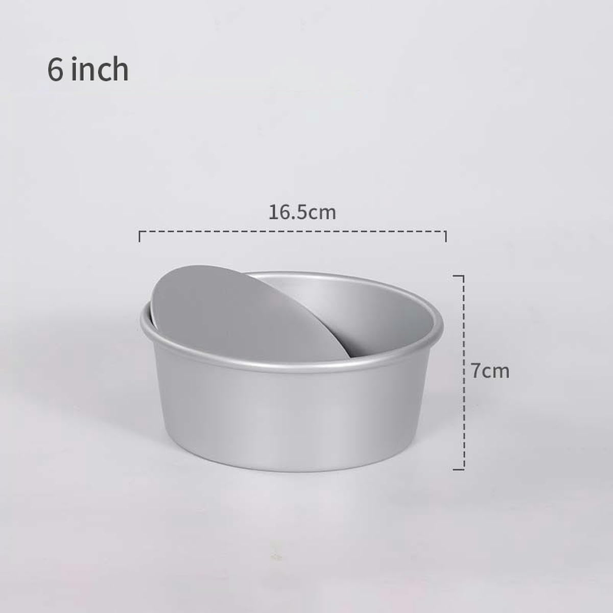 4/5/6/7/8/9/10 cali forma na tort urodzinowy w kształcie anody ze stopu aluminium żywe dno forma do ciasta forma do pieczenia forma do pieczenia narzędzia do ciasta-25 cm