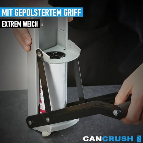 MAVURA CANCRUSH Dosenpresse mit Flaschenöffner für Große Dosen Metall